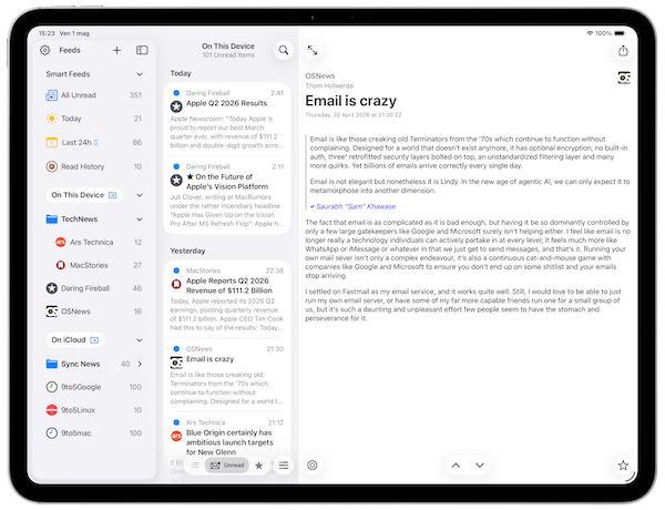 Newsairy iPad 1.0